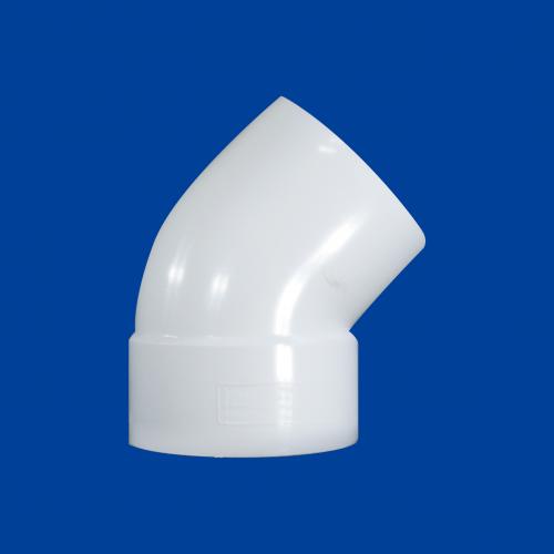 PVC-U DWV 45deg Plain Bend M/F