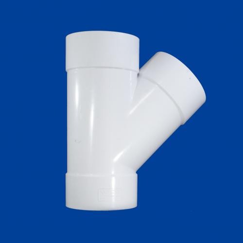 PVC-U  DWV 45° Plain Junction